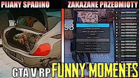 Gta V Rp Pijany Spadino Zakazane Przedmioty One Tap Poczw Rny Mandat