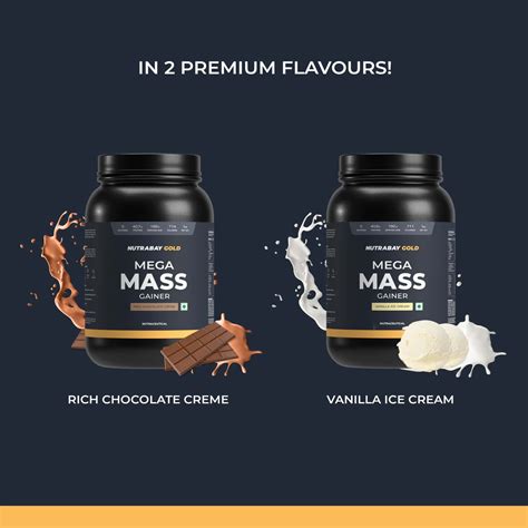 Buy Nutrabay Gold Mega Mass Weight Gainer Rich Chocolate Creme 1kg Online And Get Upto 60 Off