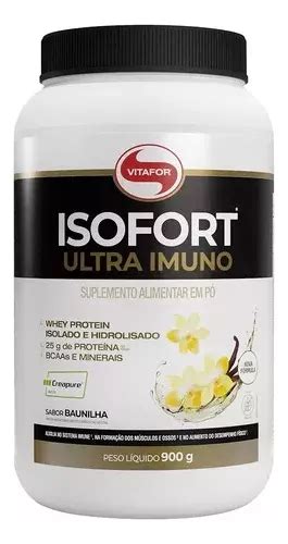 Isofort Ultra Imuno Creapure Sabor Baunilha G Vitafor Frete Gr Tis