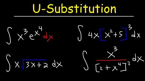 How To Integrate Using U Substitution Youtube