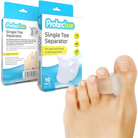 Buy Protectoe Single Gel Toe Separator For Overlapping Toes Toe Spacer