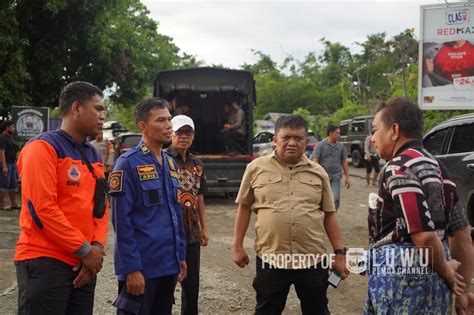 Tinjau Lokasi Banjir PJ Bupati Luwu Tetapkan Tanggap Darurat Bencana