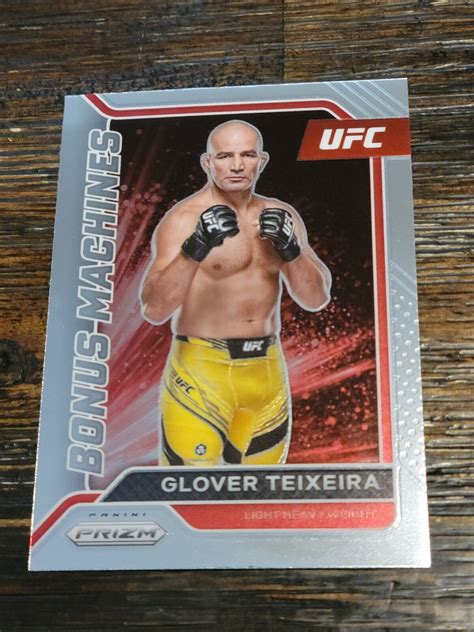 2022 Panini Prizm UFC GLOVER TEIXEIRA Bonus Machines Insert Card No 13