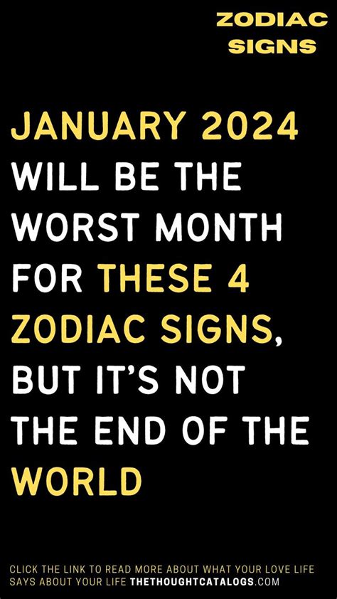 January Will Be The Worst Month For These Zodiac Signs But Its