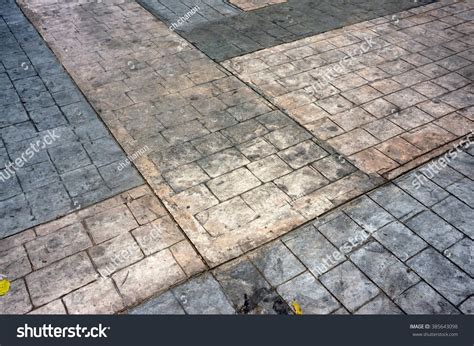 stamped concrete pattern stock photo  shutterstock