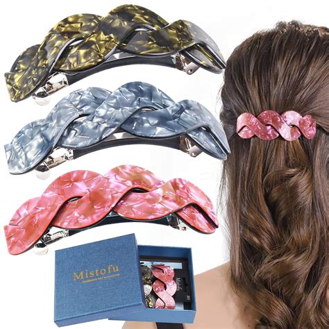 Amazon Mistofu Pieces Large Barrettes For Women Beautiful