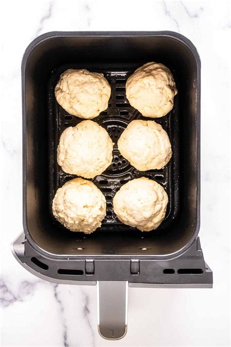 Air Fryer Biscuits Quick Easy 3 Ingredients Heavenly Home Cooking