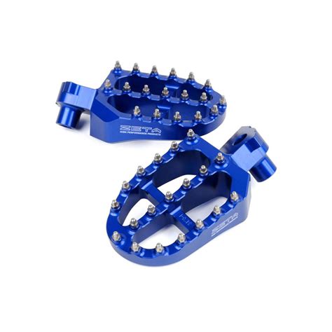 Zeta Pedane Aluminium Yamaha Yz Yz F Wr F Fantic Blu Maciag