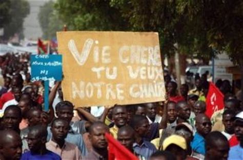 Manifestations contre la vie chère au Burkina Faso Solidarité Ouvrière