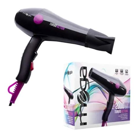 Secador De Cabelo Semi Profissional Mega Turbo Action W Shopee Brasil