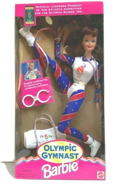 Olympic Gymnast Barbie Doll Mattel Olympic Games Collection New