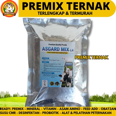 Jual Asgard Mix Kg Premix Sapi Perah Premix Kambing Perah