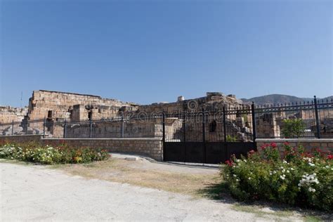 Ancient Ruins Hierapolis. Turkey Stock Image - Image of archeological ...