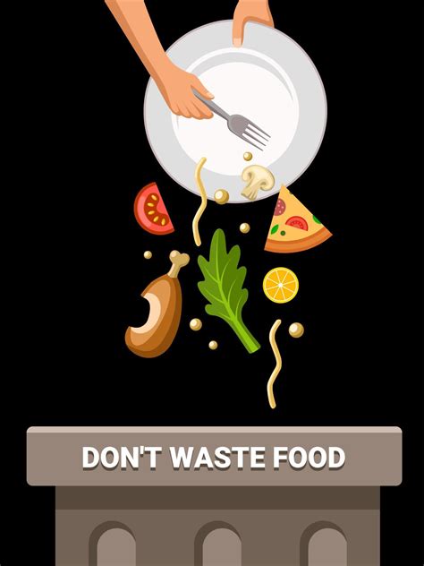 Please Dont Waste Food Designs For World Food Day And International