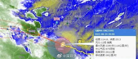 专题 台风“马鞍”已加强为台风级！实时情况来了→深圳影响天气