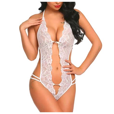 8qida Lingerie Set With Stockings Included Womens Sexy Plus Size Sling