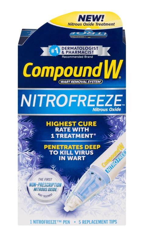 Compound W Nitro Freeze Wart Remover Maximum Freeze 6 Applications