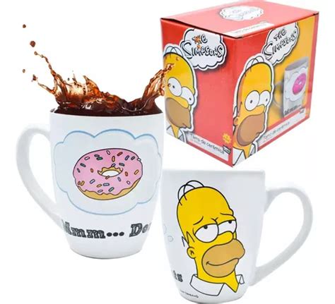 Taza Para Caf Simpsons Homero Colecci N Caja Cer Mica Ml Meses