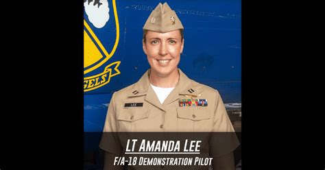 Who Is Lt Amanda Lee The Blue Angels Appoint Its First Female Jet