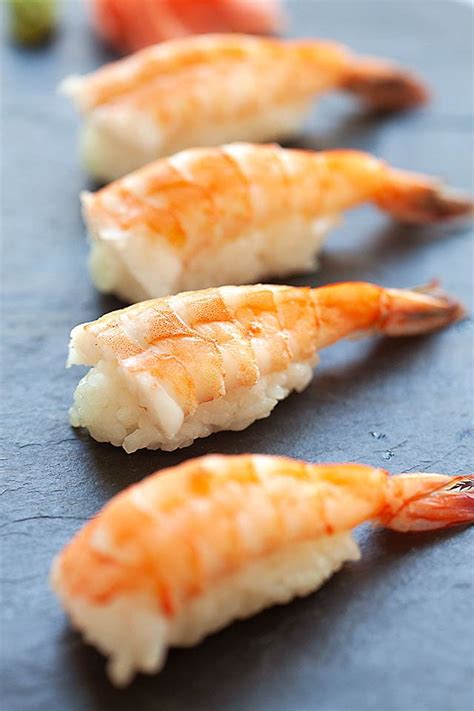 Nigiri Nigiri Sushi Shrimp Nigiri Rasa Malaysia