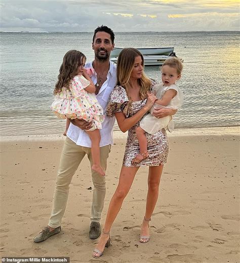 Millie Mackintosh Showcases Her Sensational Figure In A Patterned Bikini As She Soaks Up The Sun