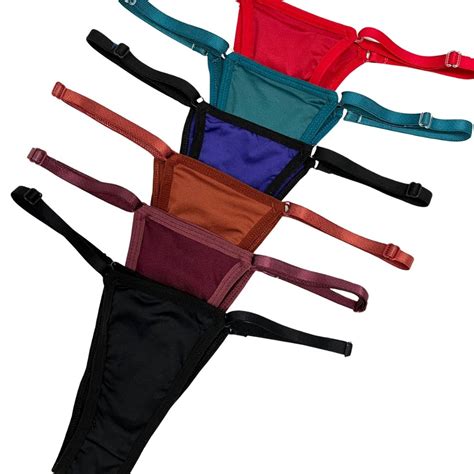 Calcinha Regulagem Na Lateral Lisa E Estampada Sem Renda Tanga Lingerie