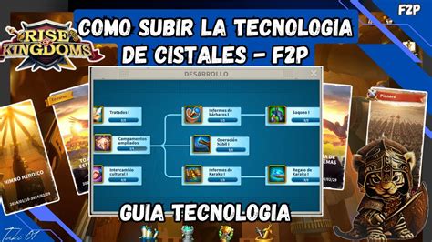 Guía tecnología de cristales Como subir la tecnología siendo F2P