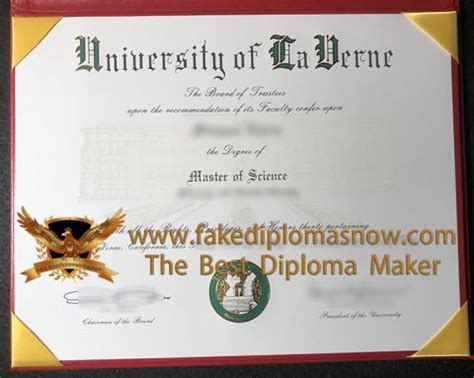 Free Advice Buy A Realistic University Of La Verne Degree Certificate