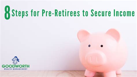 8 Steps For Pre Retirees To Pursue Retirement Income Goodworth Wealth Management