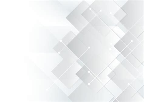 Abstract geometric square grey with line on white background technology concept. 1946528 Vector ...