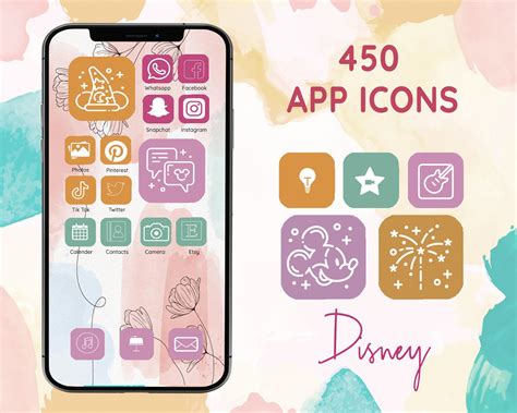 Color Palette Premium Icon Pack for iOS 14 Icon Bundle Icon | Etsy