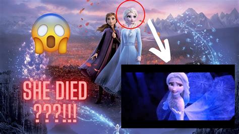 Elsa Died In Frozen 2 Youtube