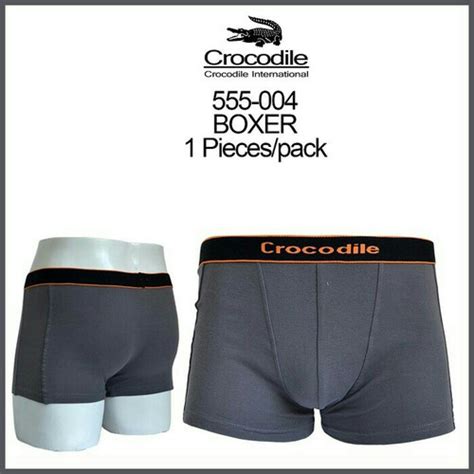 Jual Boxer Pria Crocodile Original Celana Dalam Pria Segi Empat Isi