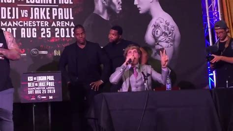 Logan Paul Cries And Walks Off Stage After Taking Humiliating Abuse