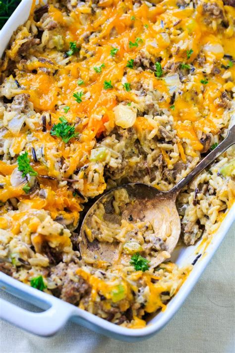 Easy Sausage And Rice Casserole