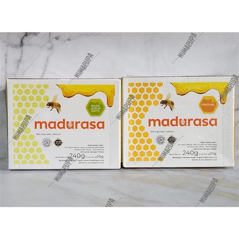 Jual Madurasa Madu Rasa ORIGINAL JERUK NIPIS Sachet 12x20 Gr Box