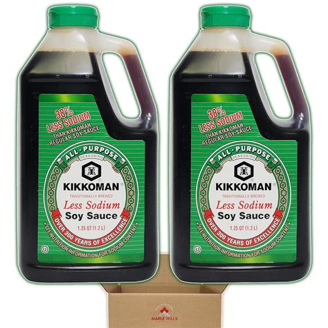 Kikkoman 38 Less Sodium All Purpose Soy Sauce Bulk Pack