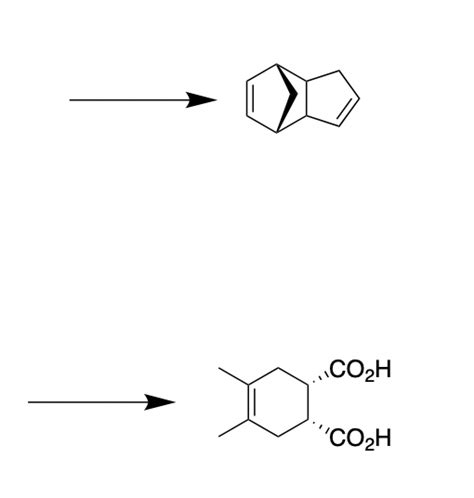 Solved Show The Diene And Dienophile Used To Make Both Of