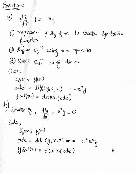 [solved] Write A Matlab To Generate Series Solution For The Given Equations Course Hero