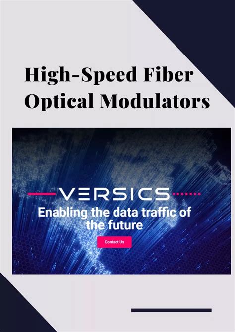 Ppt High Speed Fiber Optical Modulators Powerpoint Presentation Free