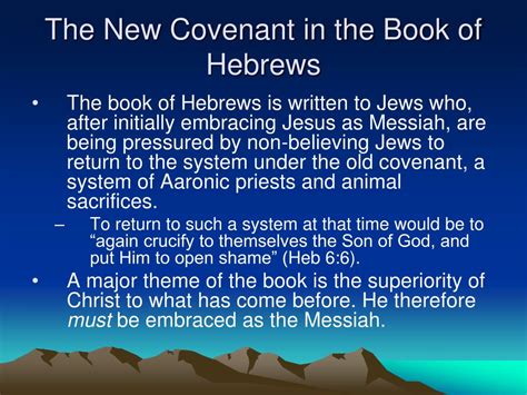 Ppt The New Covenant In The New Testament Part Ii Powerpoint