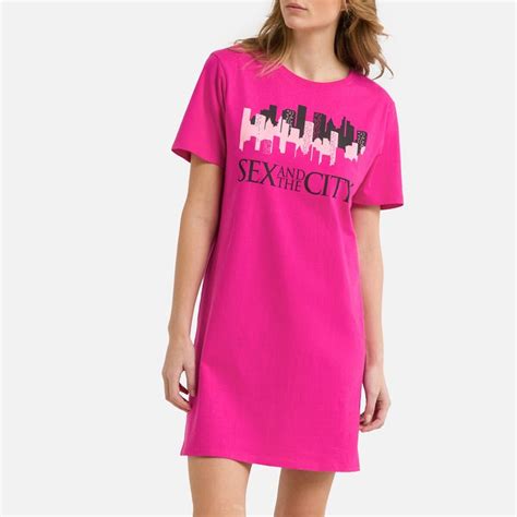 Camisón de manga corta sexo en nuevo york fucsia Sex And The City La Redoute