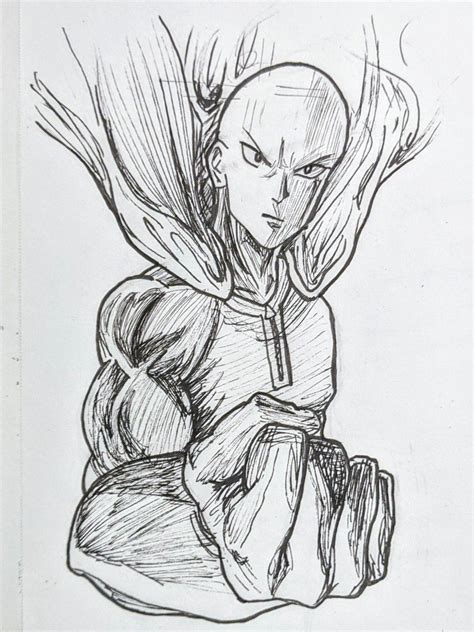 One Punch Man Drawing Challenge One Punch Man One Punch