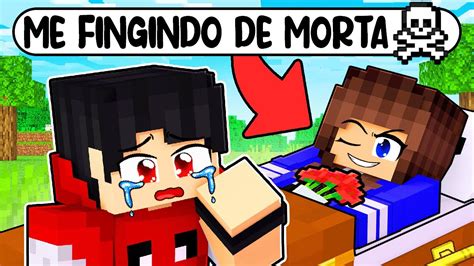 Fingi Que Eu Morri E Enganei Meus Amigos No Minecraft Miika Youtube