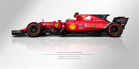 2018 Scuderia Ferrari F1 Concept Liveries Behance