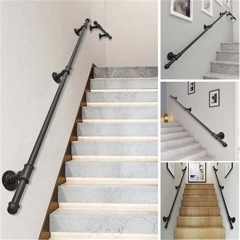 Kit Complet De Rampe D Escalier Murale Rampe D Escalier Supports De