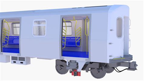 R211 Subway Car Middle 3D Model - TurboSquid 2063456