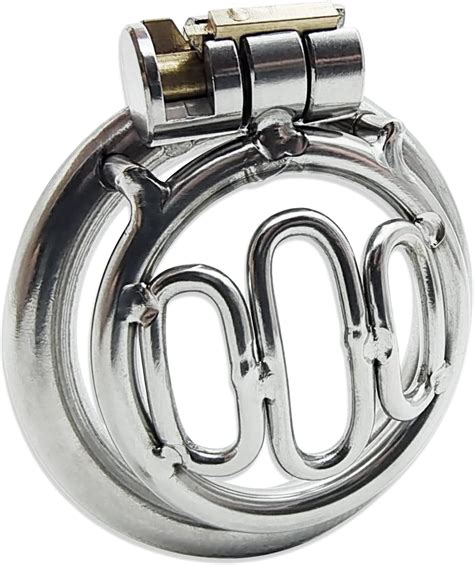 Amazon SeLgurFos Chastity Cage Penis Cage Stainless Steel Chastity Device Male Dildo Lock