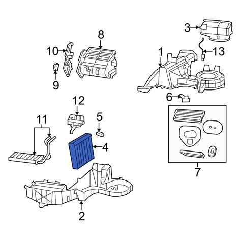 Jeep Oe 68003994ac Ac Evaporator Core