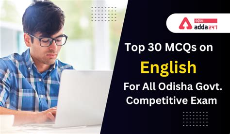 Top 30 English MCQs For All Competitive Exams 25 November 2024